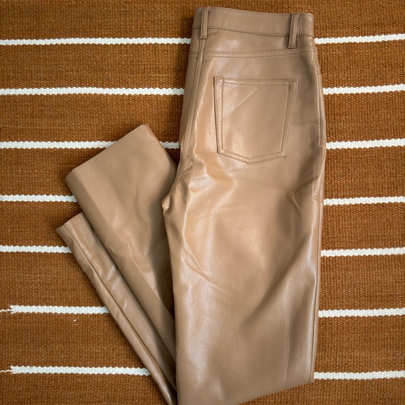 Aritzia Leather Pants - Picture 1 of 4